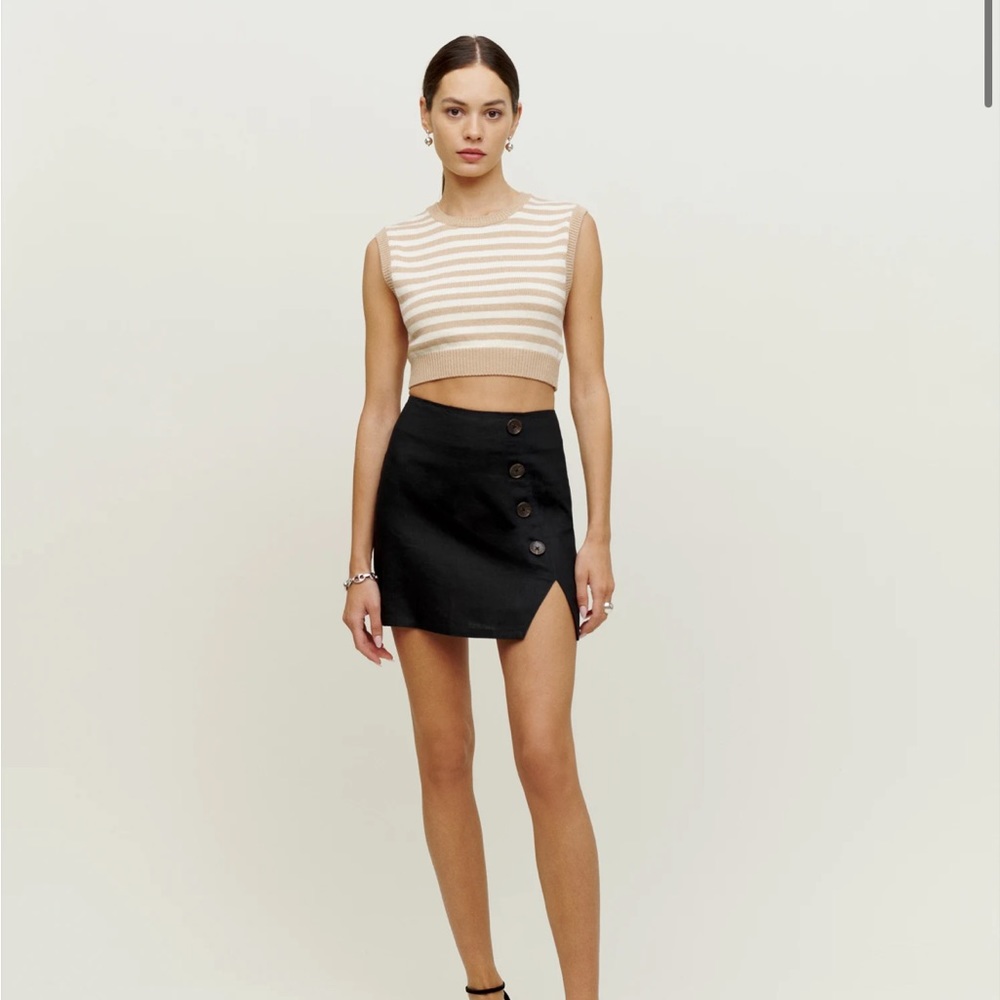 Reformation Taylor Linen Skirt